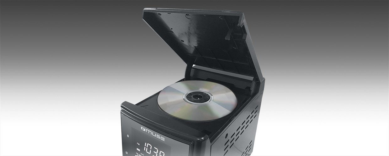 Muse Micro System CD/MP3 Player with Bluetooth - Black | M-38BT - Image 3