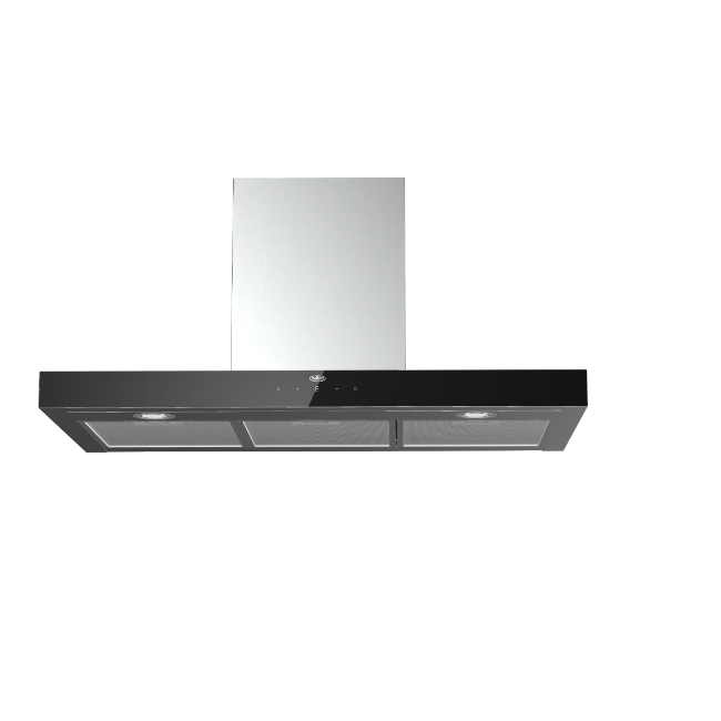 Belling 90cm Linear Box Style Cooker Hood Stainless Steel & Black | LIN900STA Belling 90cm Linear Box Style Cooker Hood Stainless Steel & Black | LIN900STA