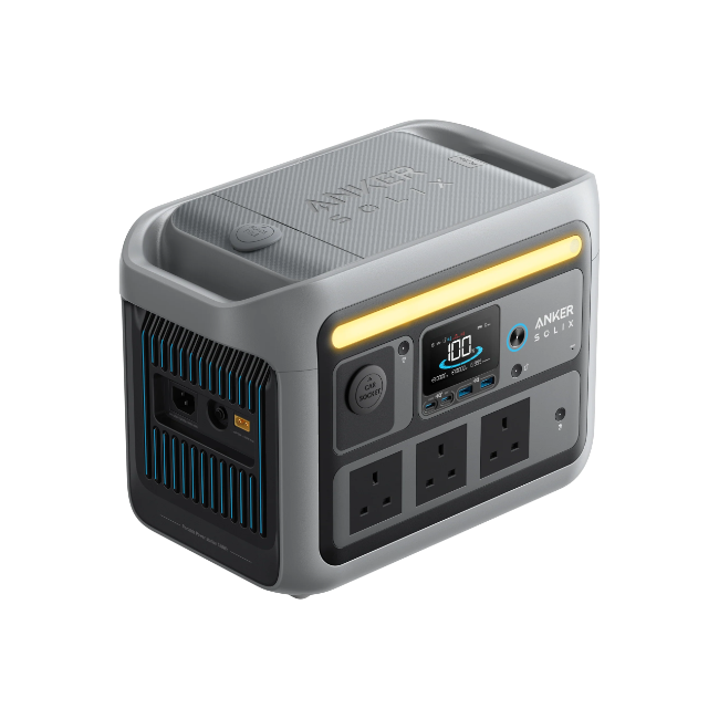 Anker SOLIX C800 Plus Portable Power Station - Grey/Black | A1755211 Anker SOLIX C800 Plus Portable Power Station - Grey/Black | A1755211
