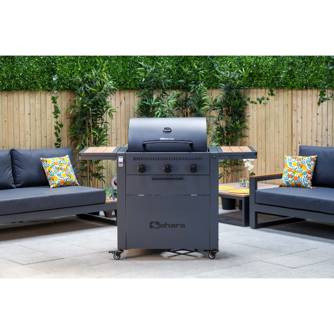 Sahara Griddle & Roast Gas BBQ - Grey | GRDLIR - Image 2