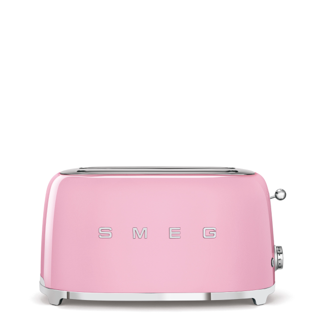 Smeg 4 Slice 50's Style Toaster - Pink | TSF02PKUK