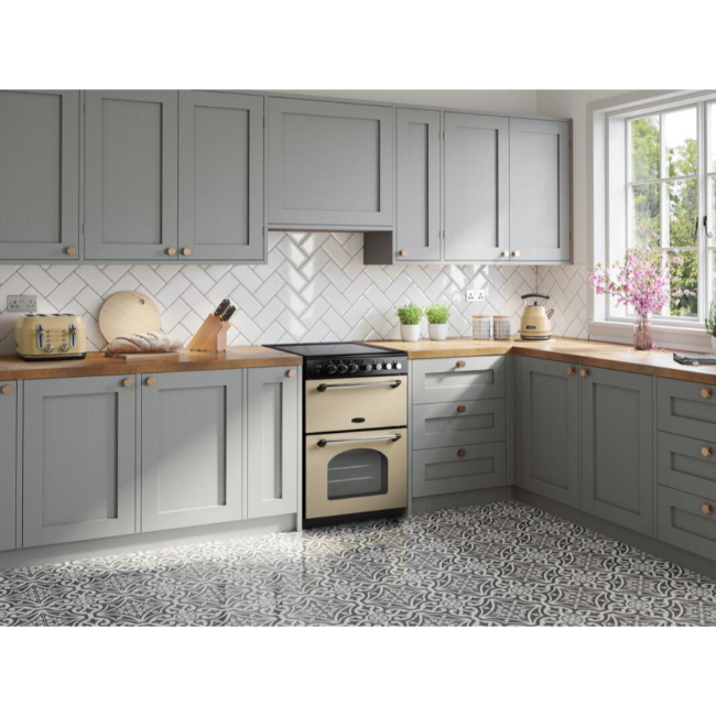 Rangemaster Classic 60 Ceramic Cooker - Cream/Chrome | CLA60ECCR-C - Image 9