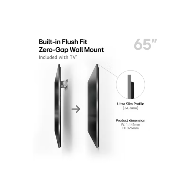 LG 48" OLED Evo Ai C54 4k Smart TV - Black | OLED48C54LA.AEK - Image 3