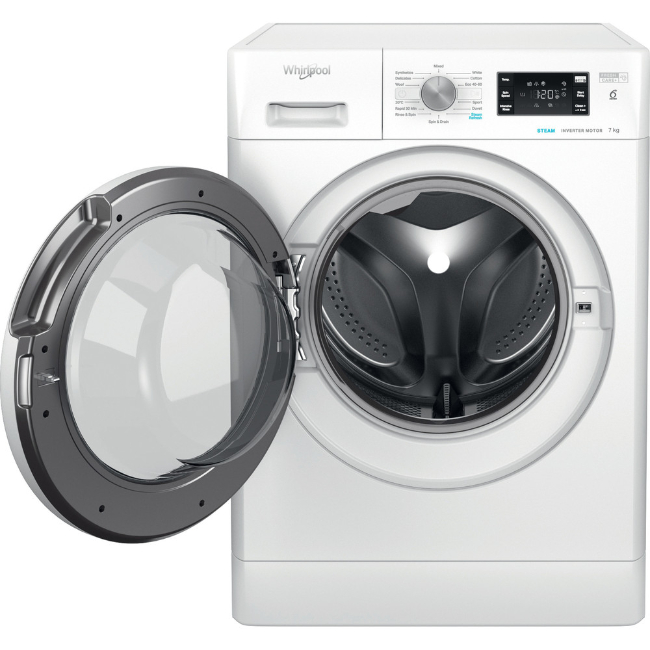Whirlpool 7KG 1350 Spin Washing Machine - White | FFB 7458 WV UK - Image 2