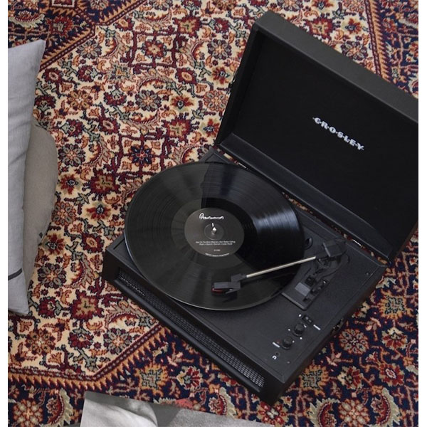 Crosley Voyager Portable Turntable with Bluetooth Receiver & Speakers - Black | CR8017B-BK - Image 5