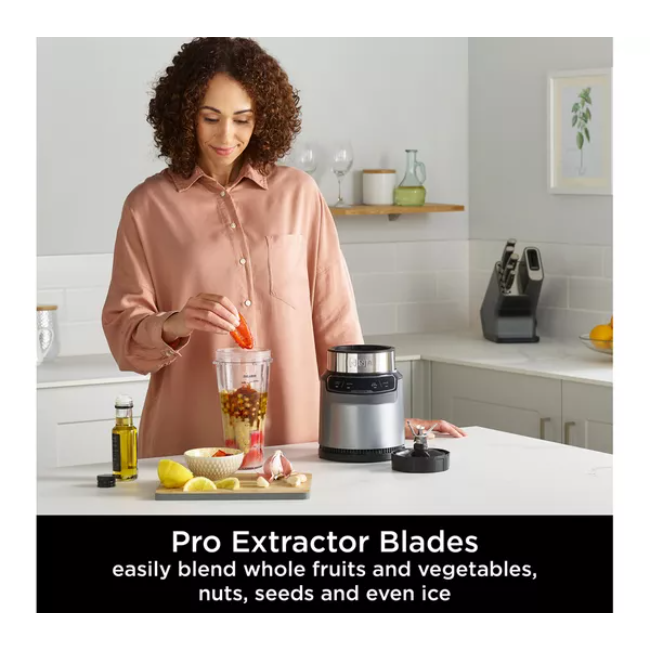 Ninja Blender With Auto-IQ Dark | Grey | BN500UK - Image 2