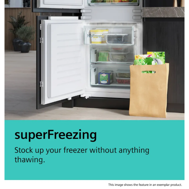 Siemens IQ700 French Door Fridge Freezer - Black/Inox | KF96DPXEA - Image 9