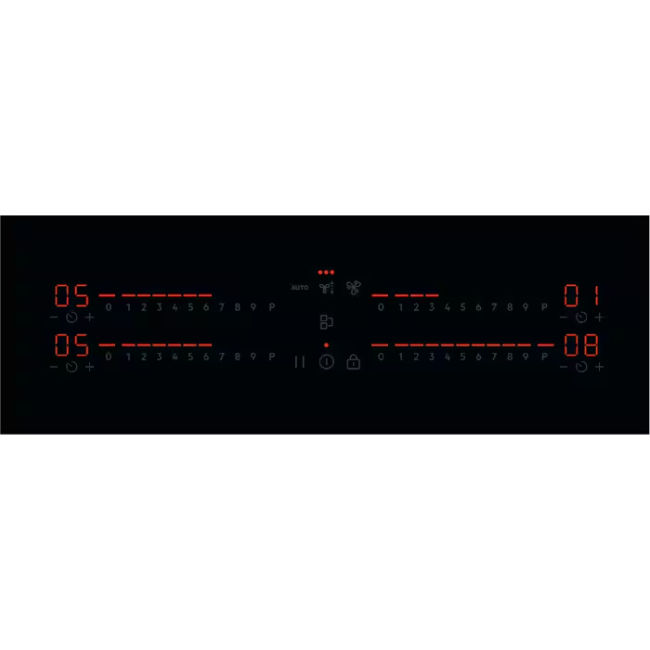 Electrolux 600 Induction Vented Extractor Hob - Black | LCC83443 - Image 2