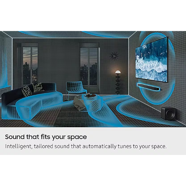 Samsung Q-Series 5.1.2ch Soundbar with Subwoofer - Black | HW-Q800F-XU - Image 9 Samsung Q-Series 5.1.2ch Soundbar with Subwoofer - Black | HW-Q800F-XU - Image 9