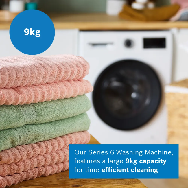 Bosch Series 6 Washing Machine 9kg 1400sp - White | WGG24400GB - Image 19