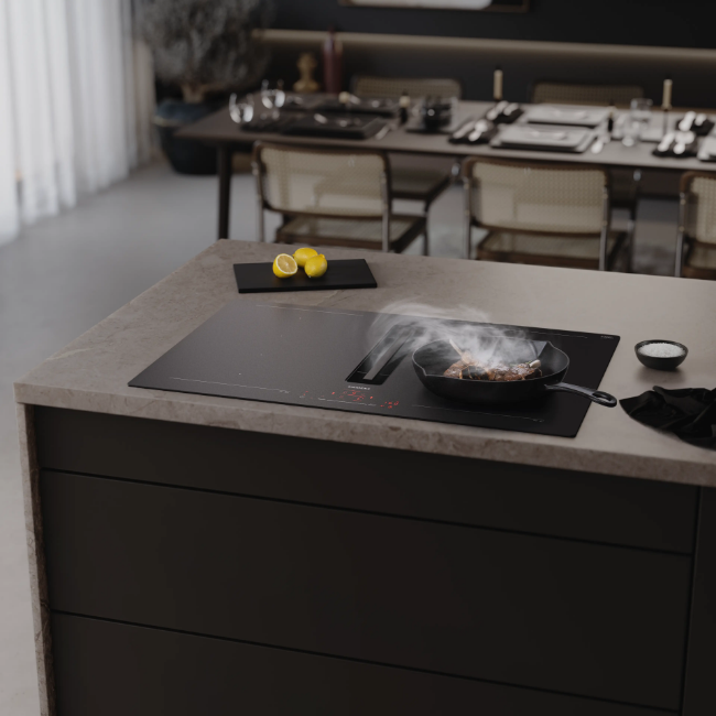 Siemens IQ700 Induction Hob with Integrated Ventilation System - Matt Black | EX81AHL26E - Image 8