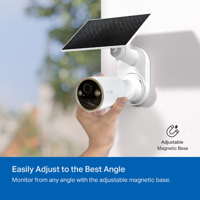 TPlink Tapo Security Camera 4k Solar Kit - White | TAPO-C460KIT - Image 8