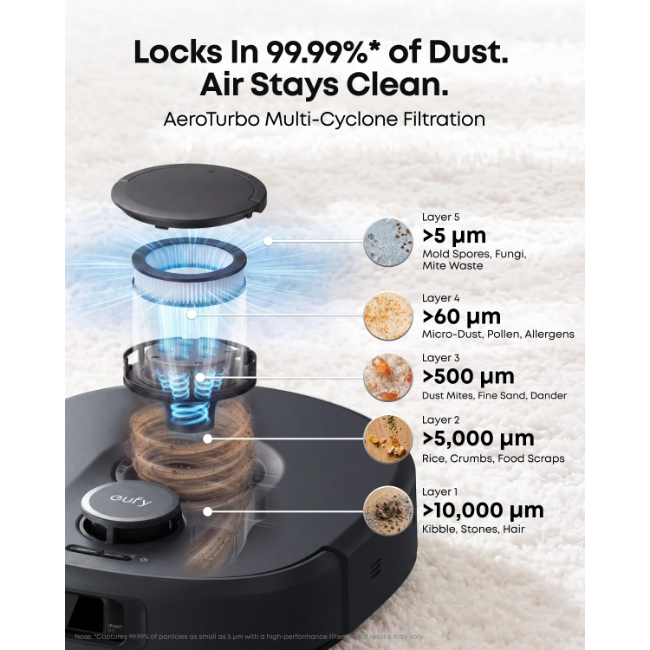 Eufy Robot Vacuum Omni C30 Edge - Black | T210QV11 - Image 3