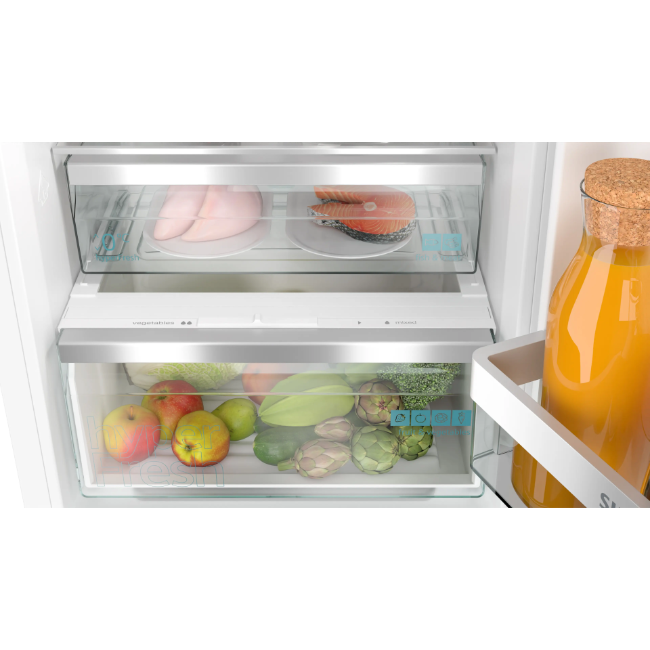 Siemens IQ500 Built-In Fridge-Freezer - White | KI86NADD0 - Image 4