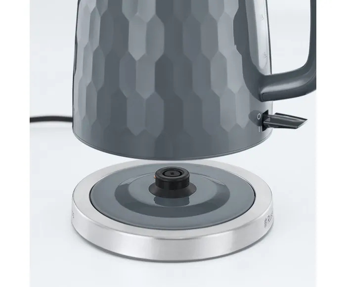 Russell Hobbs 1.7l Honeycomb Kettle - Grey | 26053 - Image 3