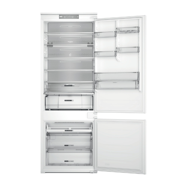 Whirlpool Built-in Total No Frost Fridge Freezer - White | WHSP70T122UK