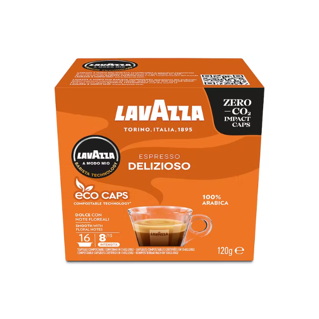 Lavazza A Modo Mio Delizioso Compostable Coffee Capsule | 8981 Lavazza A Modo Mio Delizioso Compostable Coffee Capsule | 8981