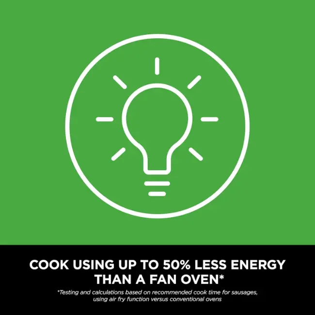 Ninja CRISPi 4-in-1 Portable Glass Air Fryer | Grey | FN101UKGY - Image 14