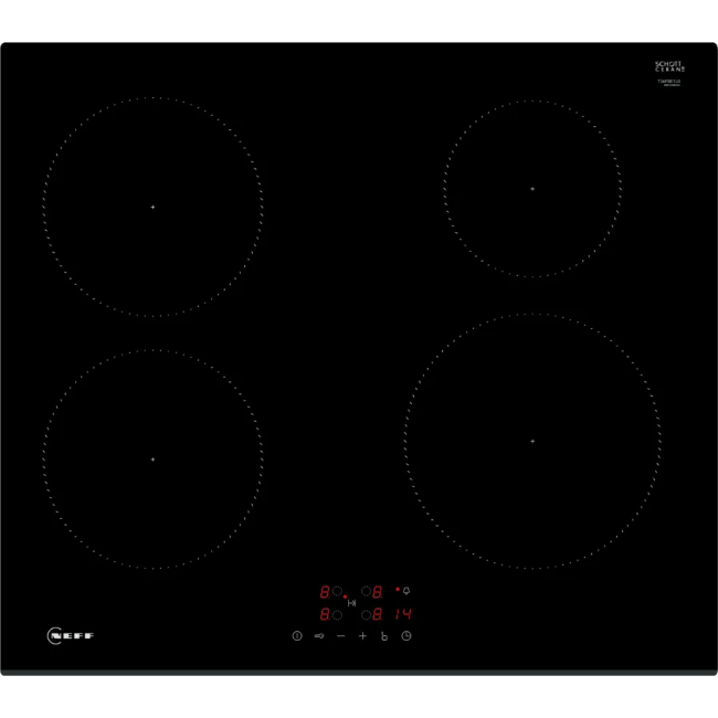 Neff 60cm 4 Zone Induction Hob - Black | T36FBE1L0 Neff 60cm 4 Zone Induction Hob - Black | T36FBE1L0