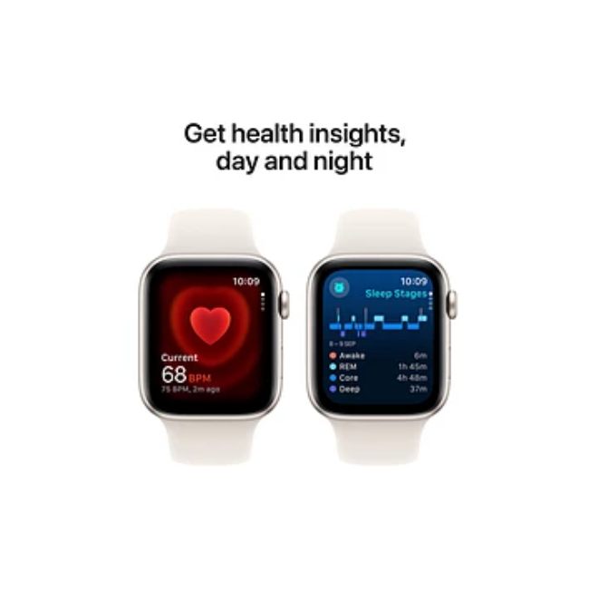 Apple Watch SE GPS 44mm Med/Lrg - Starlight | MXEU3QA-A - Image 4