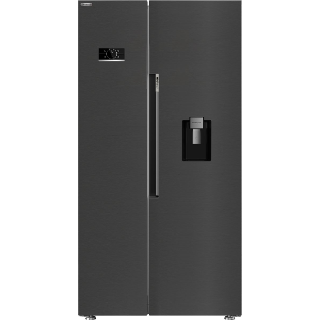 Beko Fridge Freezer - Black Steel | ASD2442VPZ Beko Fridge Freezer - Black Steel | ASD2442VPZ