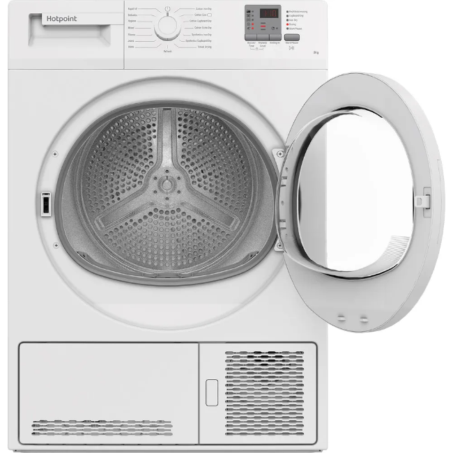 Hotpoint Condenser Dryer 8kg - White | CHDC82WWGDUK - Image 3