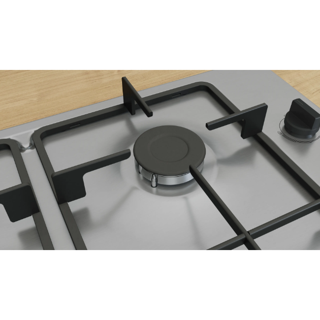 Bosch Series 2 Gas Hob 60 cm - Stainless steel | PBP6B5K60 - Image 3