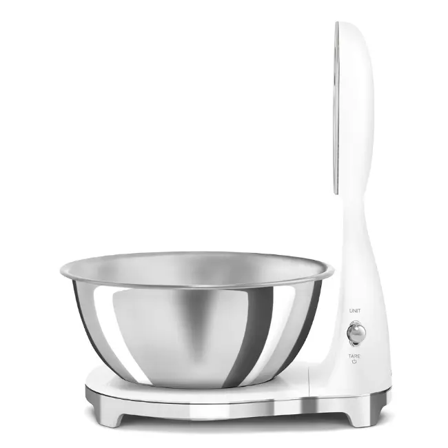 Smeg 50's Style Kitchen Scales | White | KSF01WHWW - Image 4 Smeg 50's Style Kitchen Scales | White | KSF01WHWW - Image 4