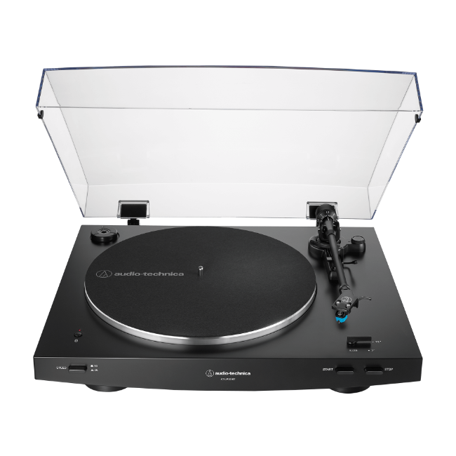 Audio Technica Automatic Belt-Drive Turntable (Wireless & Analogue) - Black | LP3XBTBK
