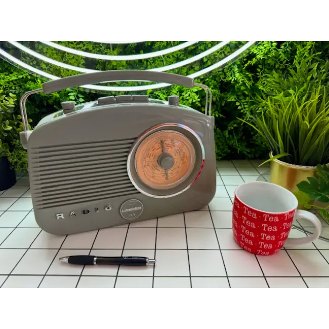 Steepletone Retro Radio With Bluetooth | Sage Green | BRIGHTON-SGBT