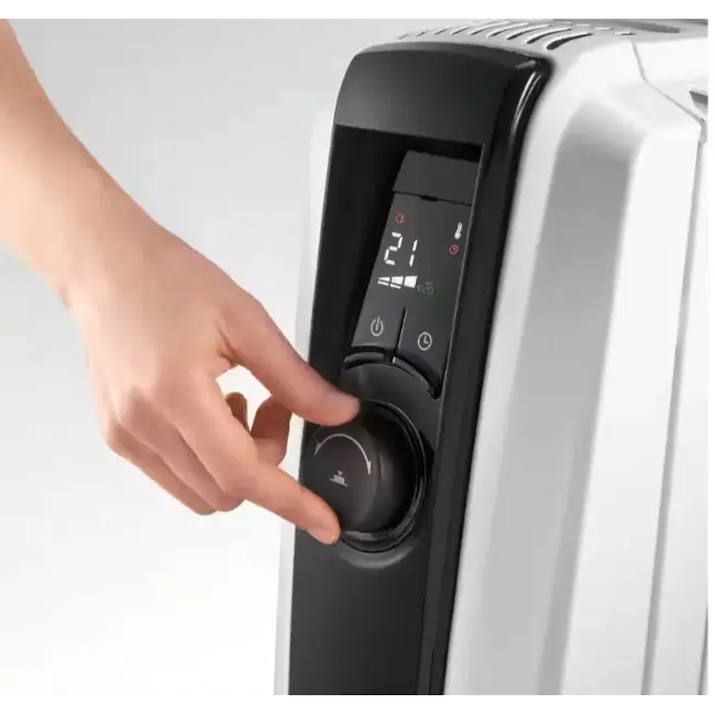 Delonghi Dragon 4 Oil Filled Radiator | 2.5KW | White | TRDX41025E - Image 3
