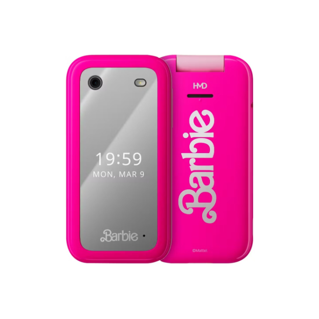 HMD Barbie Mobile Phone | 64 MB | Dual SIM | Power Pink | 1GF030APC1L04 - Image 3