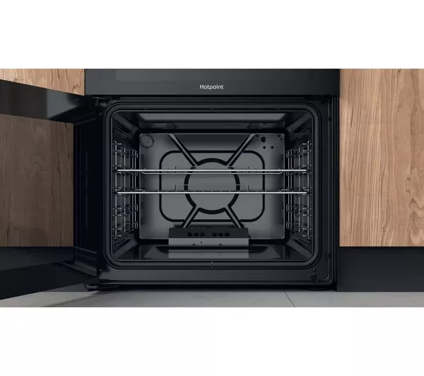 Hotpoint LPG Gas Cooker 60cm - Black | HDM67GOCMBLPG - Image 11 Hotpoint LPG Gas Cooker 60cm - Black | HDM67GOCMBLPG - Image 11