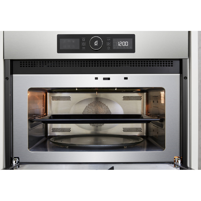 Whirlpool 6th Sense Built-in Microwave Oven in Stainless Steel | AMW 9615/IX UK - Image 2 Whirlpool 6th Sense Built-in Microwave Oven in Stainless Steel | AMW 9615/IX UK - Image 2