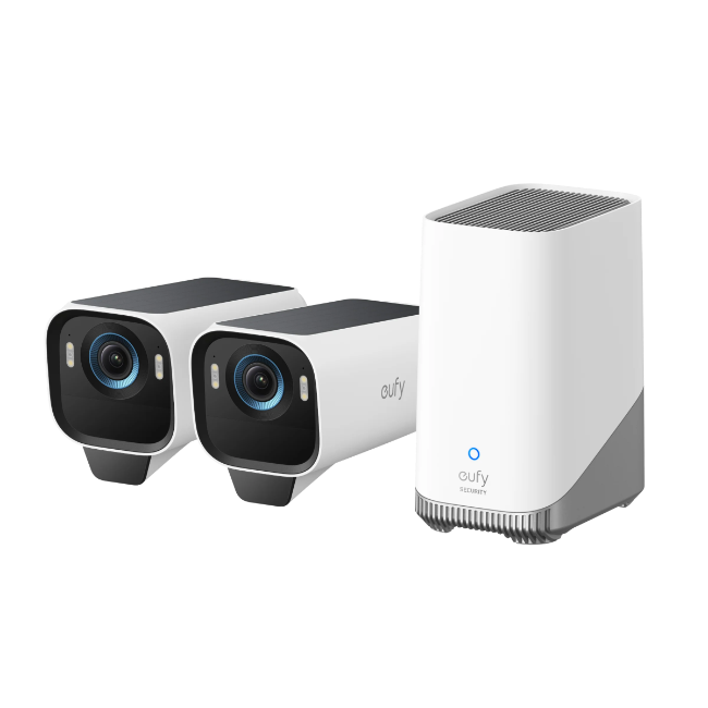 Eufy S3 Pro 2-Cam Kit - Black + White | T88923W1 Eufy S3 Pro 2-Cam Kit - Black + White | T88923W1