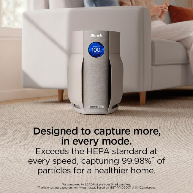 Shark BreatheClear with NeverChange6 Air Purifier | Dove | HP162UK - Image 7