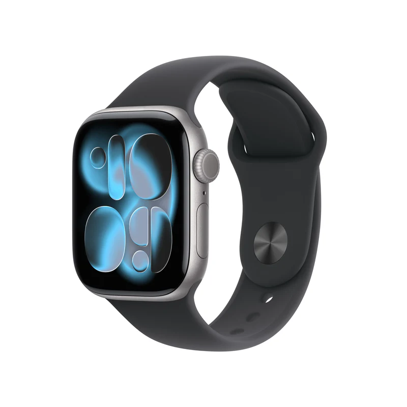 Apple Watch Series 11 GPS 42MM Space Grey Aluminium Case with Black Sport Band - M/L | MEQX4MP/A Apple Watch Series 11 GPS 42MM Space Grey Aluminium Case with Black Sport Band - M/L | MEQX4MP/A