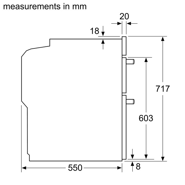 Bosch Built-in Undercounter Double Oven NBS533BS0B - Image 7