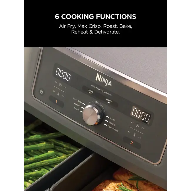 Ninja MAX 6-in-1 Dual Zone Air Fryer | 9.5L | DZ400UK - Image 5