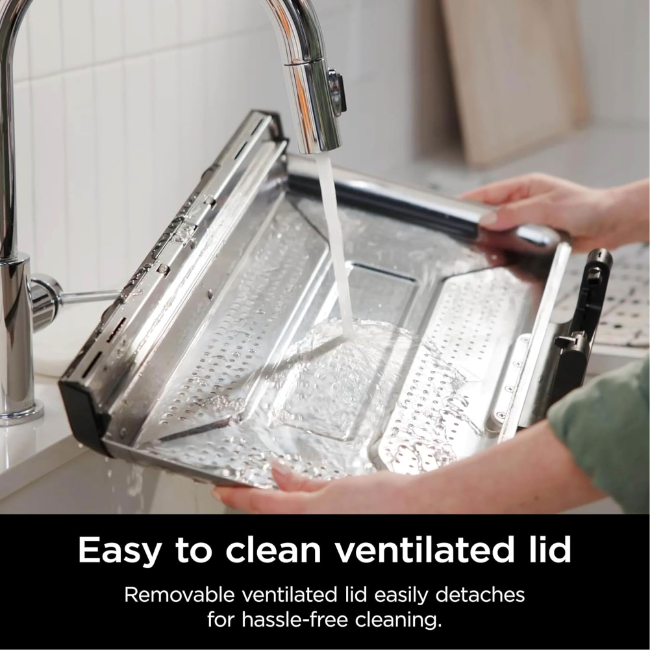 Ninja Sizzle Pro Xl Grill & Flat Plate - Silver/Black | GX101UK - Image 6