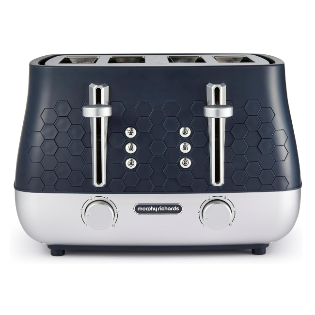 Morphy Richards Cassini 4 Slice Toaster | Outer Space Blue | 243021