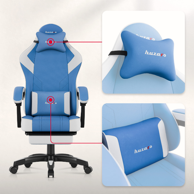Huzaro Force 3.7 Gaming Chair | Blue | FORCE3.7 - Image 6 Huzaro Force 3.7 Gaming Chair | Blue | FORCE3.7 - Image 6