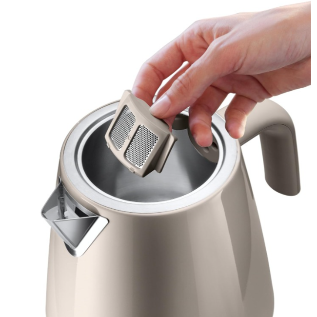DeLonghi Eclettica Special Tea Kettle | Beige | KBY3011.BG - Image 4