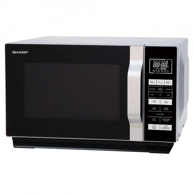 Sharp 23L Freestanding 900w Microwave - Silver | R360SLM Sharp 23L Freestanding 900w Microwave - Silver | R360SLM