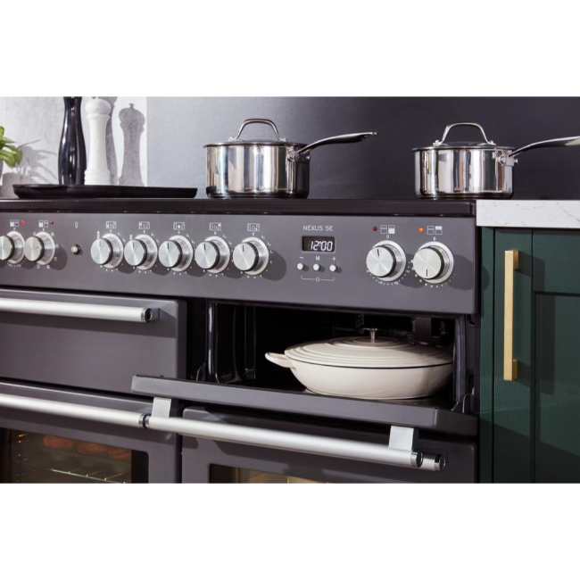 Rangemaster Nexus 110cm Dual Fuel Range Cooker - Slate | NEXSE110DFFSL-C - Image 11