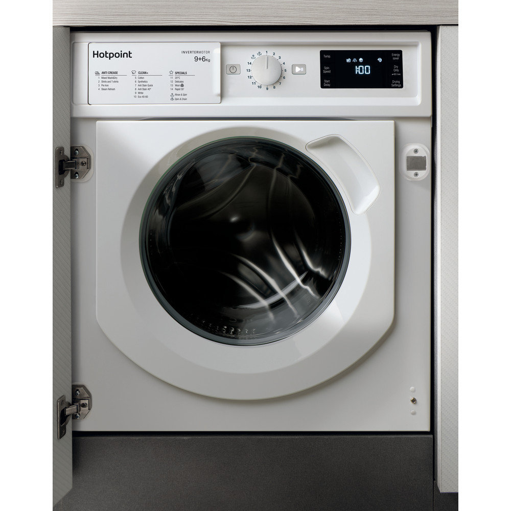 Hotpoint Integrated Washer Dryer 7KG/5KG 1400Spin | BI WDHG 75148 UK N Hotpoint Integrated Washer Dryer 7KG/5KG 1400Spin | BI WDHG 75148 UK N