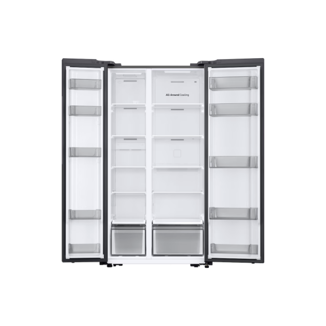 Samsung Series 6 SpaceMax American-Style Smart Fridge Freezer - Gentle Silver Matt | RS57DG400EM9EU - Image 4