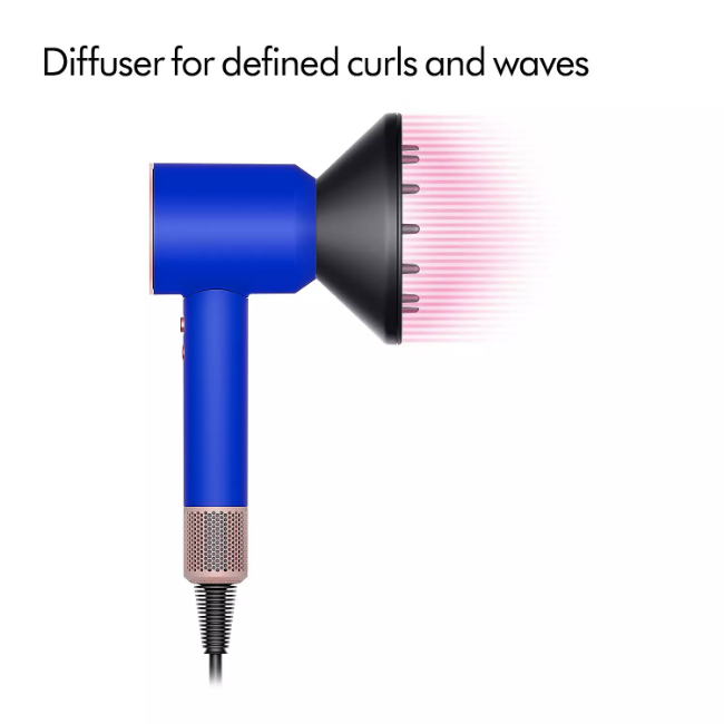Dyson Supersonic Hair Dryer Gift Edition - Blue & Blush | 460563-01 - Image 5