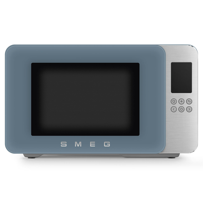 Smeg Microwave 29l | Storm Blue | MOC01SBMUK