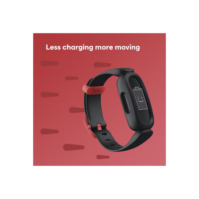 Fitbit Ace 3 Kids Fitness Tracker - Black & Red | FB419BKRD - Image 3
